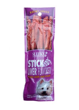 Sleeky Stick Liver Flavoured Chewy Snack For Dogs 50G